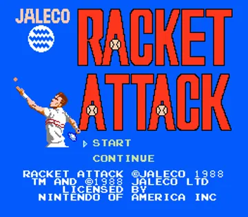 Racket Attack (USA) screen shot title